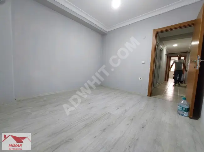 2+1 apartment located on the upper floor with an elevated entrance, suitable for a loan from MİMAR YAPI