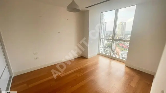 1+1 apartment for rent, high floor in the Mashattan complex in Maslak