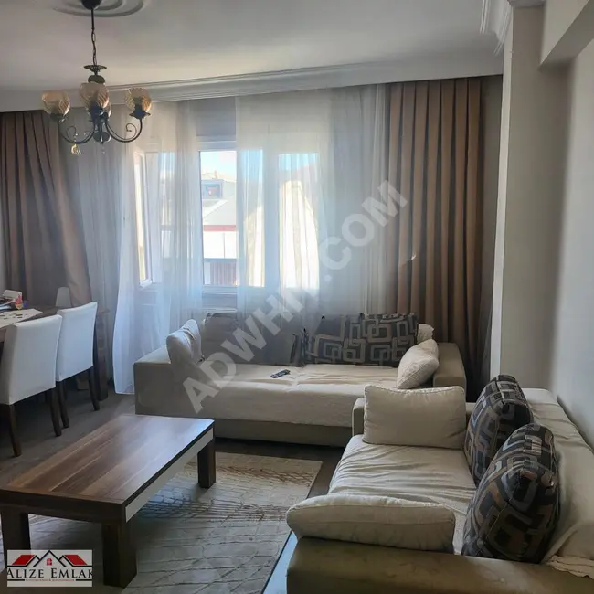 A suitable apartment on a middle floor in Sefakoy, Yeşilova neighborhood in the Baglar area