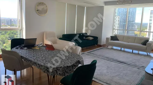 For rent: large furnished 3+1 apartment with a great view in the Mashattan complex in Maslak