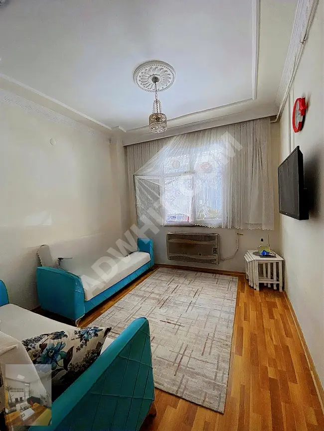 2+1 apartment for sale in Mehmet Akif with a high entrance, shared area of 13 square meters