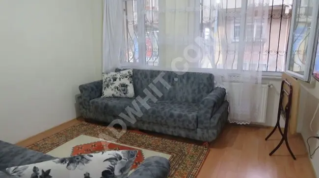 From MİMAR EMLAK: A 1+1 apartment on a raised ground floor, eligible for a loan, Mehmet Akif area