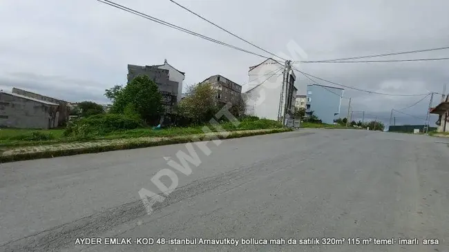 للبيع أرض معدة للبناء 320م² ,115 م² أساس - في İstanbul Arnavutköy bolluca mah