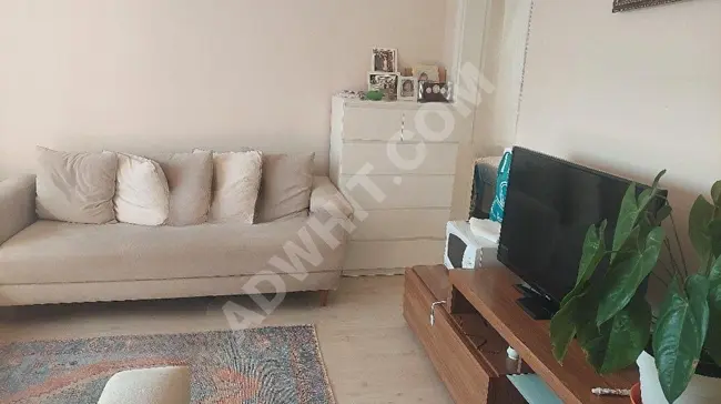 Furnished 1+1 apartment for rent in Halkalı Atakent 2