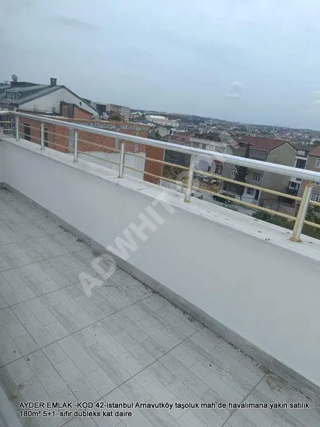 Arnavutköy taşoluk mah de havalimana yakın satılık 180m² 5+1–sıfır dubleks kat daire