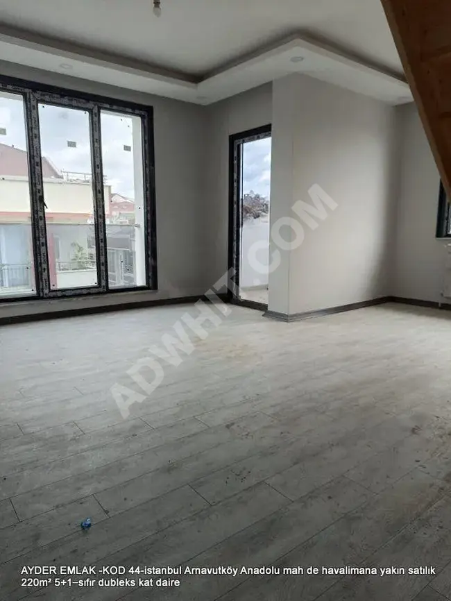 New 5+1 duplex apartment for sale with an area of 220 square meters in Anadolu district in Arnavutköy, near the airport