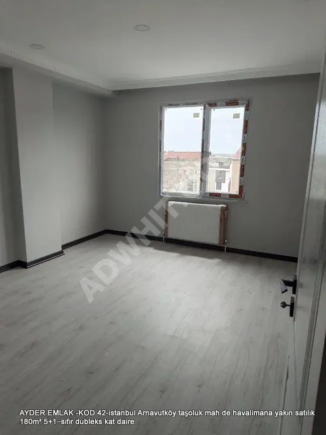 Arnavutköy taşoluk mah de havalimana yakın satılık 180m² 5+1–sıfır dubleks kat daire