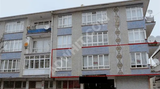 Apartment for sale 3+1, first floor, front facade, in the GAZİNO area, BEYAZ street