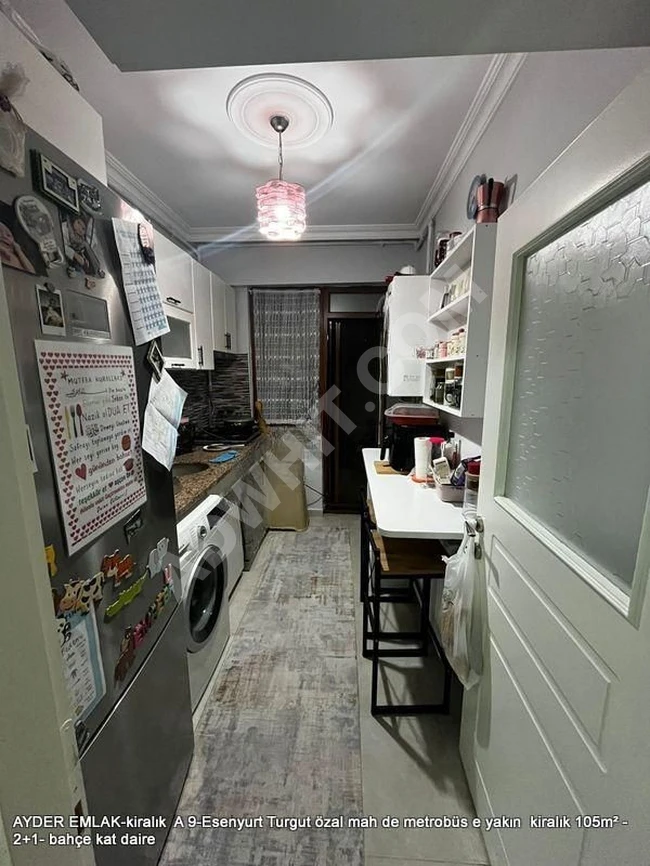 Esenyurt Turgut özal mah de metrobüs e yakın  kiralık 105m² -2+1- bahçe kat daire