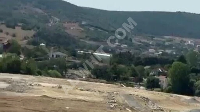 A plot of investment land for sale with an area of 278 square meters in Istanbul, Catalca, Orgunlu neighborhood