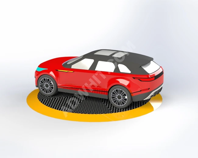 Car display and rotation platform with a capacity of 3000 kg