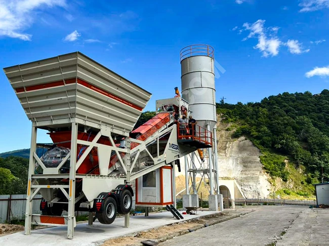 Mobile Concrete Mixer 60 m³ for Sale - Fully Automatic