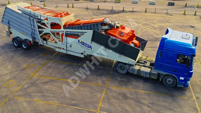 Mobile Concrete Mixer 60 m³ for Sale - Fully Automatic