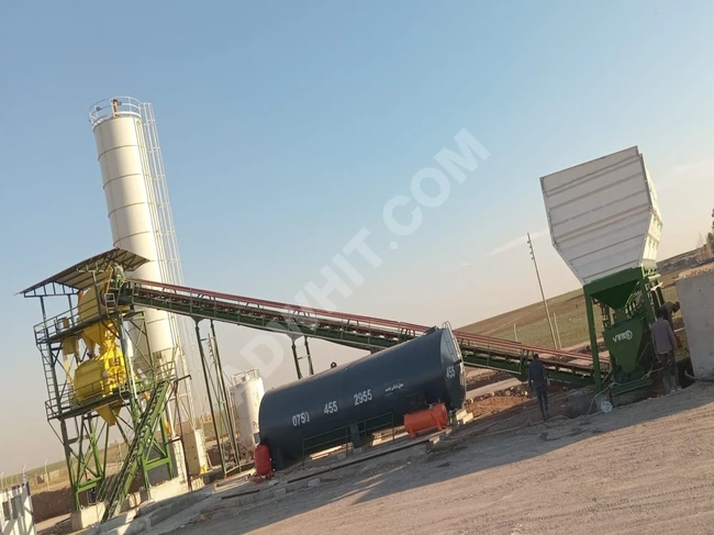 120 m³  Beton Santralı - TWİNSHAFT mikserli