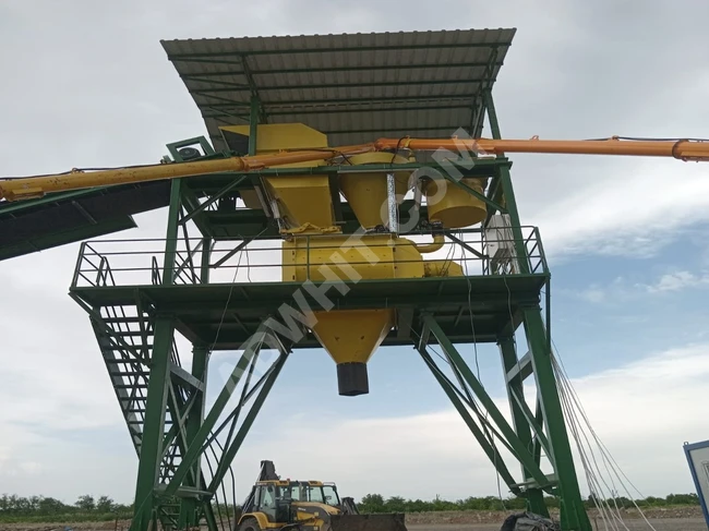 100 cubic meter fully automatic concrete mixer for sale