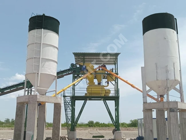 100 cubic meter fully automatic concrete mixer for sale