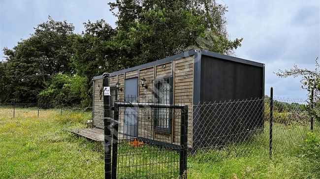 A 350 square meter agricultural land containing a residential container in Çatalca Karacaköy