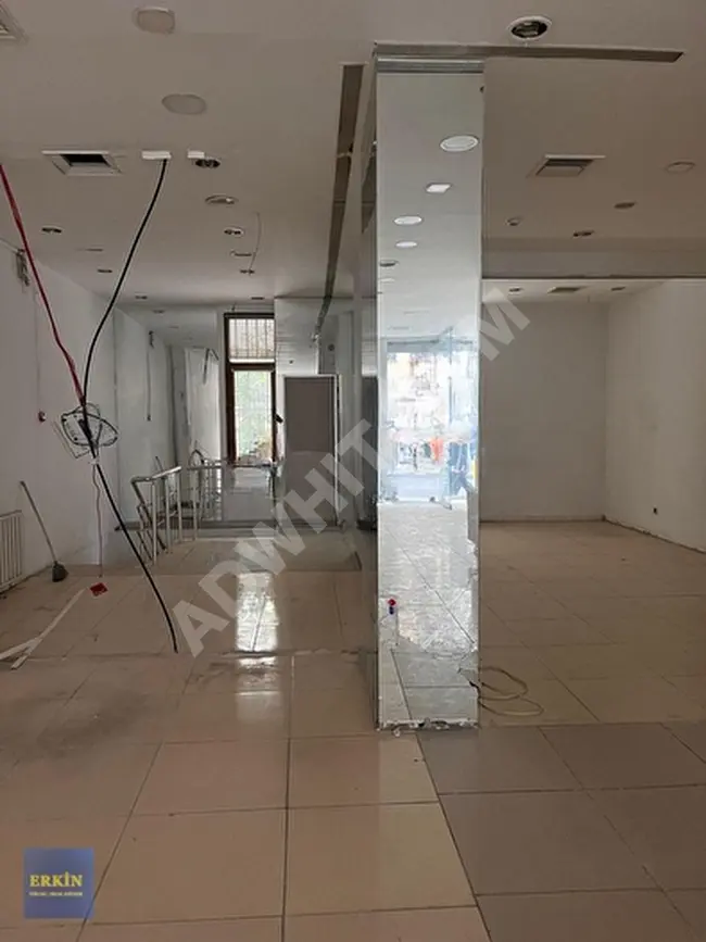 Commercial space with a total area of 250 m², consisting of two floors, in Kurtuluş