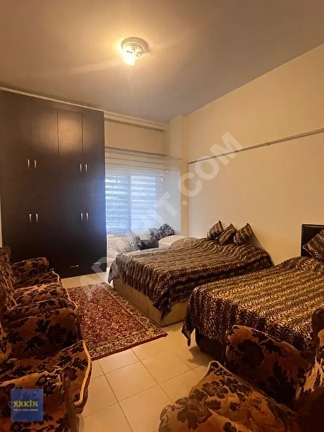 Furnished 1+1 apartment with an area of 70 m² on the ground floor of a new building in KURTULUŞ GEDİZ