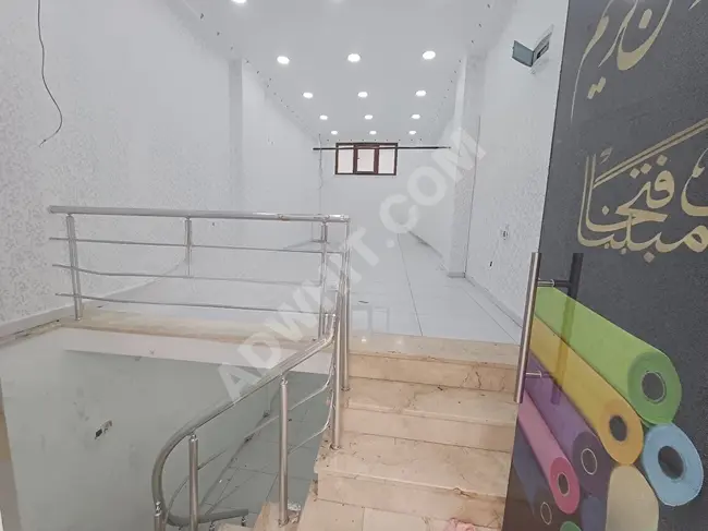 Commercial property for rent with an area of 80 square meters, on two floors, two years old in Zeytinburnu, Telsiz neighborhood, from OSMANLI EMLAK