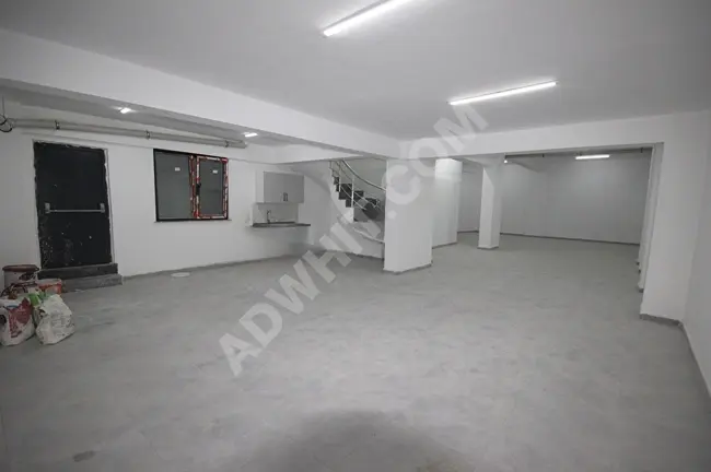 For sale: A commercial building consisting of two floors, with an area of 250 square meters. Brand new with a permit. By OSMANLI Real Estate