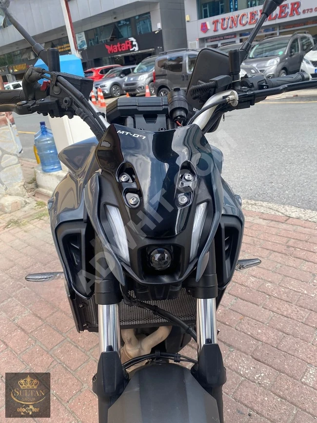 SULTAN OTOCENTER, YAMAHA motorcycle, 2022 model MT07 with additional AKRAPOVİC exhaust system