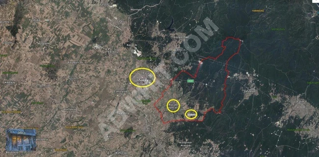 TEKİRDAĞ SARAY KÜÇÜKYONCALI KADASTRAL YOLA CEPHE MÜSTAKİL PARSEL