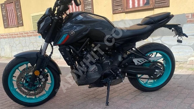 SULTAN OTOCENTER, YAMAHA motorcycle, 2022 model MT07 with additional AKRAPOVİC exhaust system