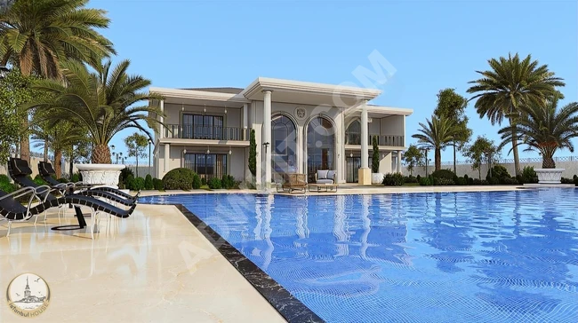 فيلا للبيع 5+1 فاخرة في Pelican Hill Batı Mahal