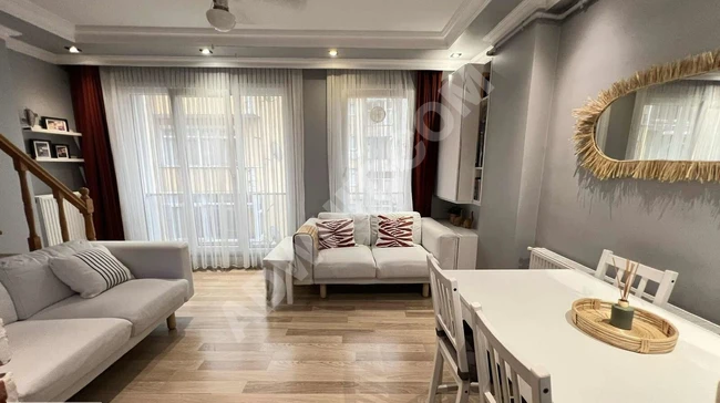 2+1 duplex apartment for sale with a spacious terrace in KAĞITHANE GÜL