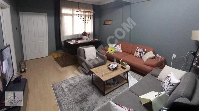 2+1 apartment with a garden and a separate kitchen for rent in Kağıthane Yeşilce