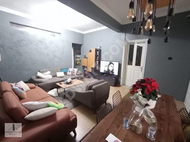 2+1 apartment with a garden and a separate kitchen for rent in Kağıthane Yeşilce