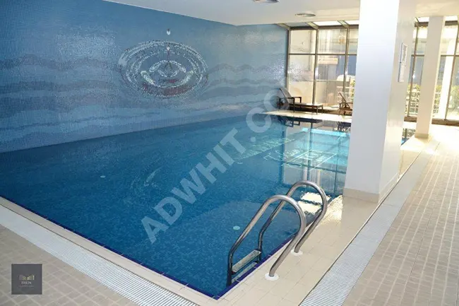 2+1 fully furnished apartment for rent in a residential complex in Taksim Elysium