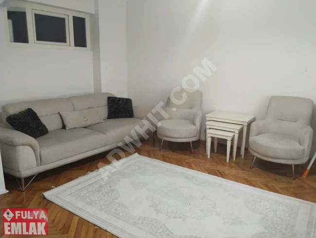 3+1 apartment for rent, fully furnished with a parking space and security cameras from FULYA EMLAK