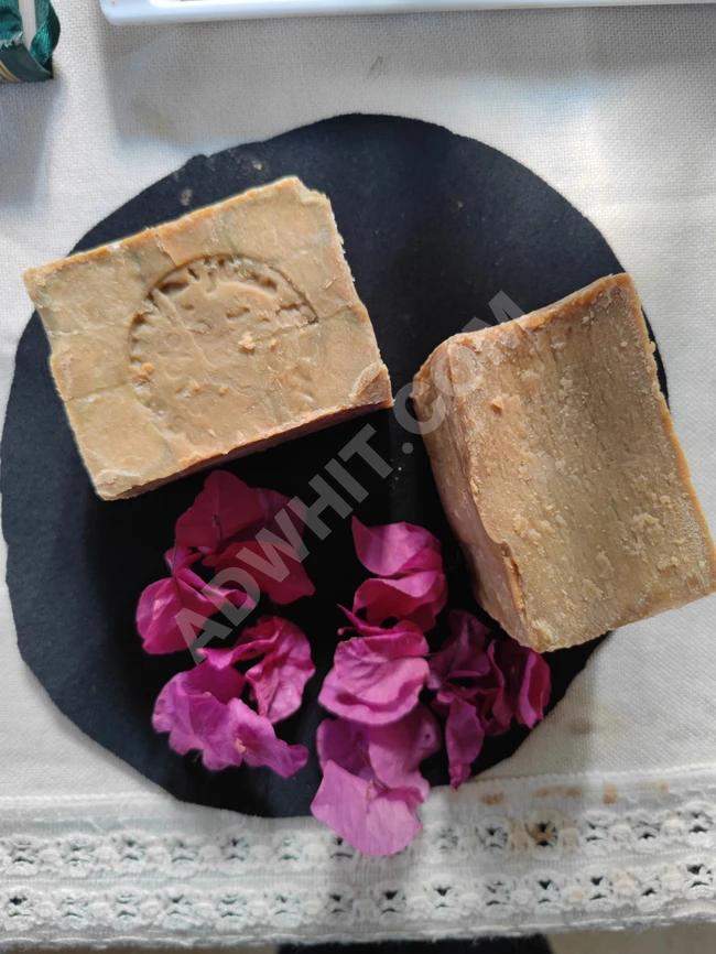 Traditional olive kernel oil soap for hair and body care