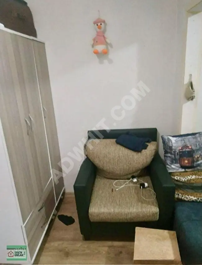 Furnished 1+1 apartment for rent on Şişli Kurtuluş Street