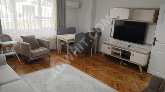 From FULYA EMLAK, fully furnished ground floor with surveillance cameras and security