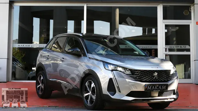 Peugeot 3008 Allure, with a glass roof, rearview camera, heating, wireless charging, and paint-free from MAKAM