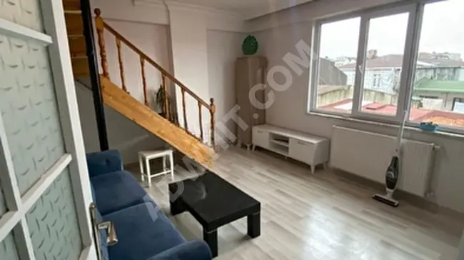 2+1 duplex apartment for rent in Şişli Feriköy - New building with elevator