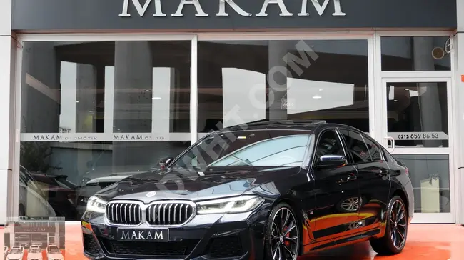 BMW 520i 2022 50 Year M Edition, automatic driving, NBT system, 20-inch rims, and electric trunk from MAKAM OTONOM