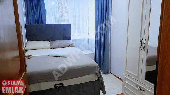 From FULYA EMLAK: Fully furnished 3+1 apartment for short-term rent behind CEVAHIR mall