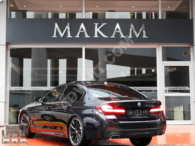 BMW 520i 2022 50 Year M Edition, automatic driving, NBT system, 20-inch rims, and electric trunk from MAKAM OTONOM