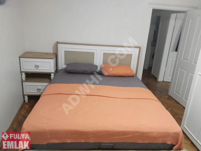 From FULYA EMLAK, fully furnished ground floor with surveillance cameras and security