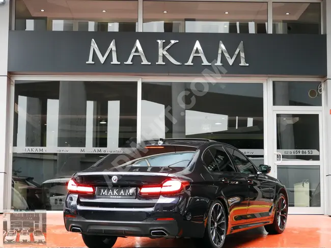 BMW 520i 2022 50 Year M Edition, automatic driving, NBT system, 20-inch rims, and electric trunk from MAKAM OTONOM