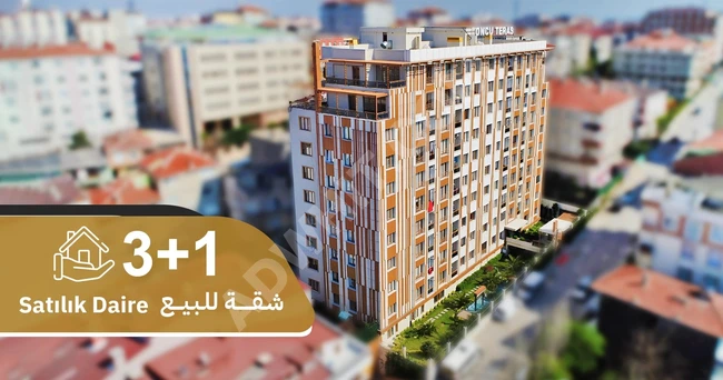 3+1 apartment for sale in ÖNCÜ TERAS complex - near Kanarya Coast