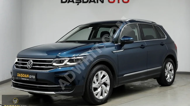 سيارة للبيع: VW Tiguan Elegance مزودة بتدفئة المقاعد، صندوق كهربائي، وشاشة عرض