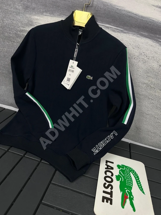 High-neck sweater, Lacoste brand