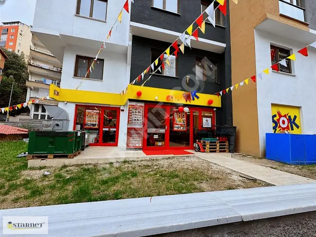 Shop for sale with a tenant in the Kağıthane area, gürsel neighborhood