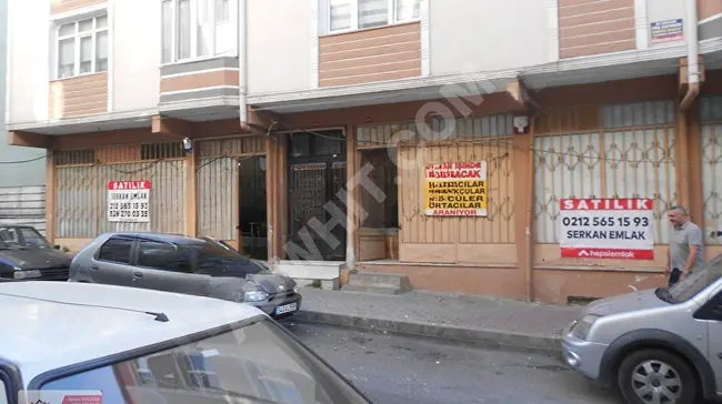 Shop with an area of 100 square meters, elevated entrance in Gaziosmanpaşa Karadeniz, Street No. 1020