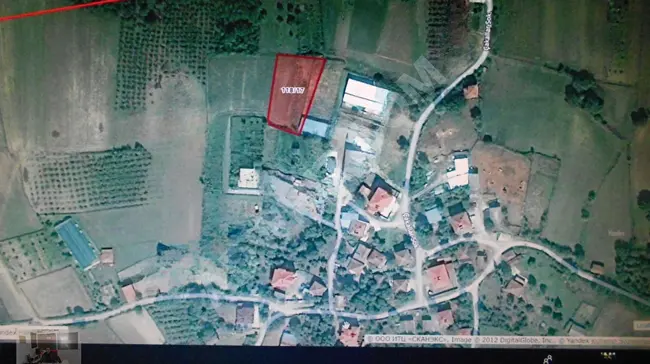 For sale: a plot of land designated for construction with an area of 1,807 square meters in the Kaynarca area, in Sakarya